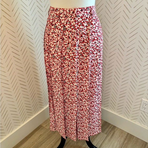 Liz Claiborne Dresses & Skirts - Liz Claiborne Collection Vintage Floral Pleated Skirt Size 10